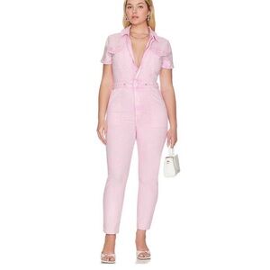 Good American Light Pink Kids Jumpsuit